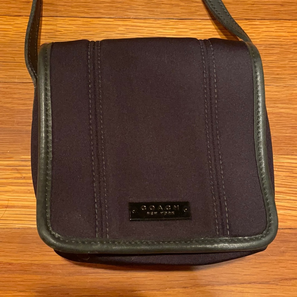 COACH mini crossbody black bag